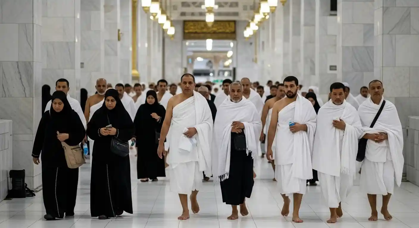The Safa and Marwah hills where pilgrims perform Sa'i